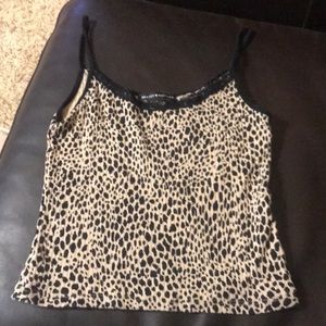 RARE cheetah print brandy tank